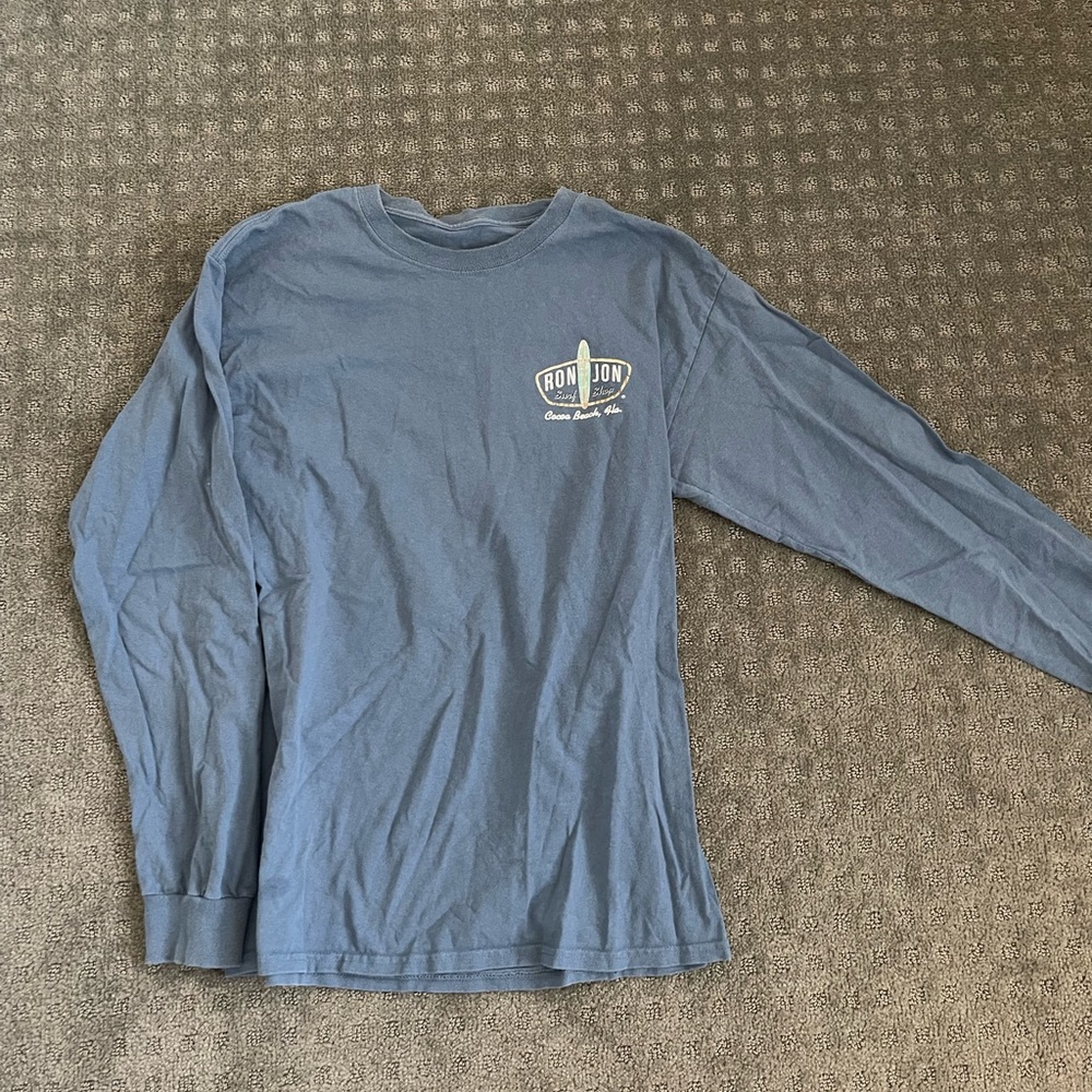 Ron John long sleeve blue T-shirt